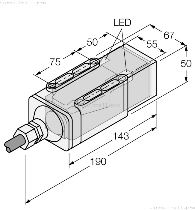 NI35-CP40-VP4X2/S369-F 30M 1569425 TURCK
