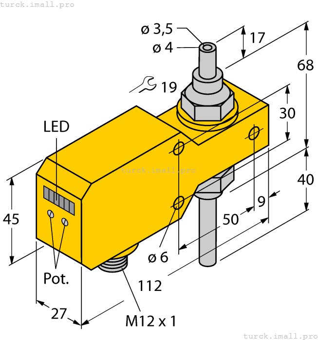 FCI-TCD04A4P-LIX-H1141 6870655 TURCK