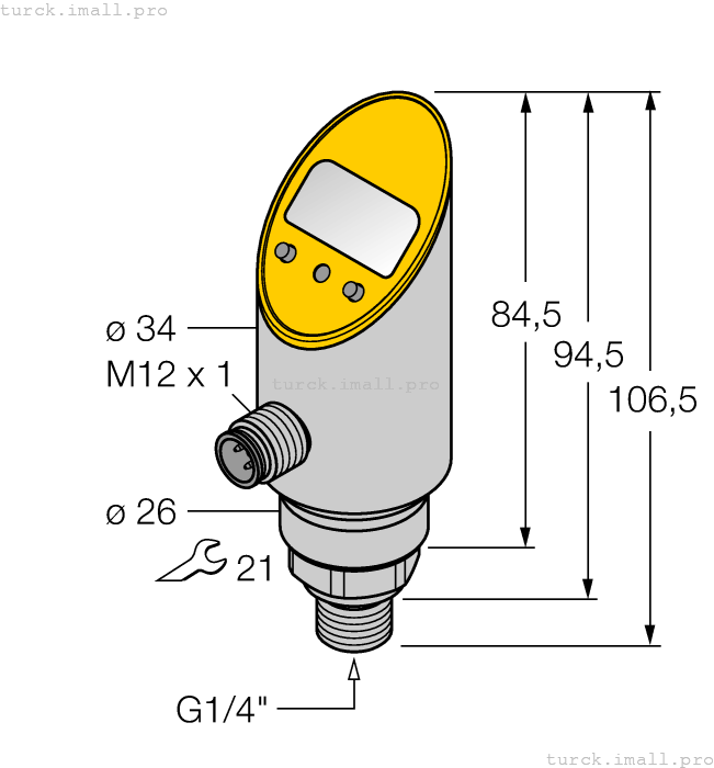 PS100R-304-LI2UPN8X-H1141 6833446 TURCK