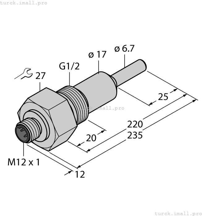 FCS-G1/2A4-NAEX-H1141/AL220 6870387 TURCK