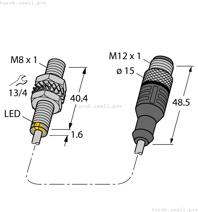 BIM-EG08-Y1X-2-RS4.21T/S90 100001364 TURCK