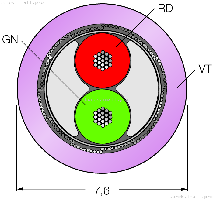 Cable451-30M 6915601 TURCK