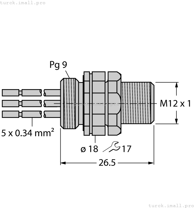 FSDW4.54-0.5 6935716 TURCK