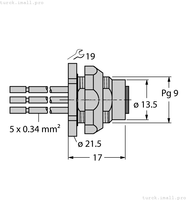 FKFDW4.54-0.5 6935249 TURCK