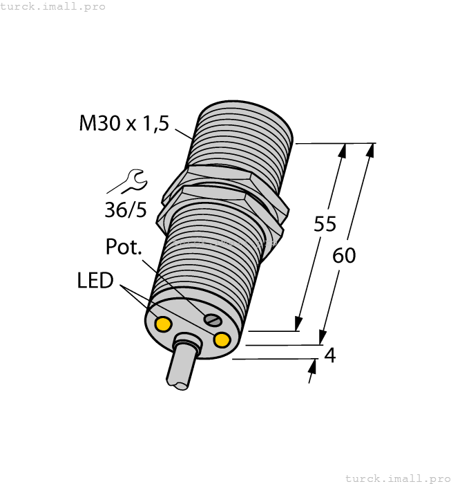 DBI10U-M30-AP4X2 1582231 TURCK