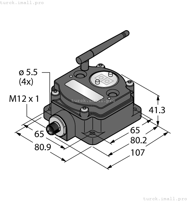 DX80G2M2S-P 3082048 TURCK