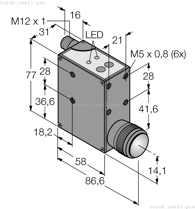 QL56M6XD15BQ 3081326 TURCK