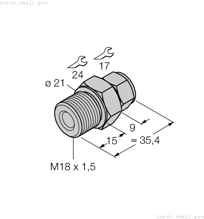 CF-M-6-M18-A4 9910525 TURCK