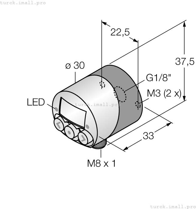 PK01V-N12AL-2UP8X-V1141 100042110 TURCK