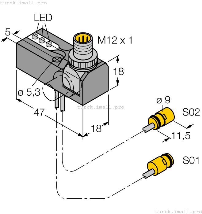 NI2-K09-0.095/0.11-BDS-2AP6X3-H1141/S34 1650039 TURCK