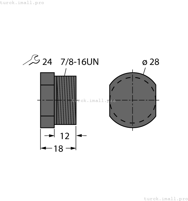 VZ8 (10PCS.) 6936051 TURCK
