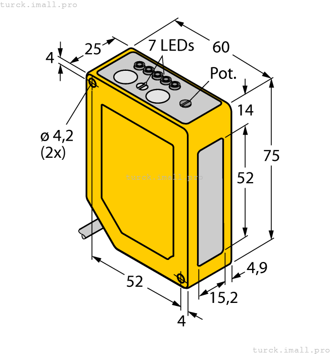 Q60VR3AF2000QPMA3 3072074 TURCK