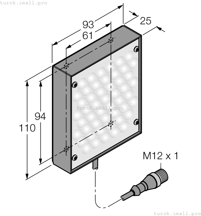 LEDIA80X80QPMA 3072852 TURCK
