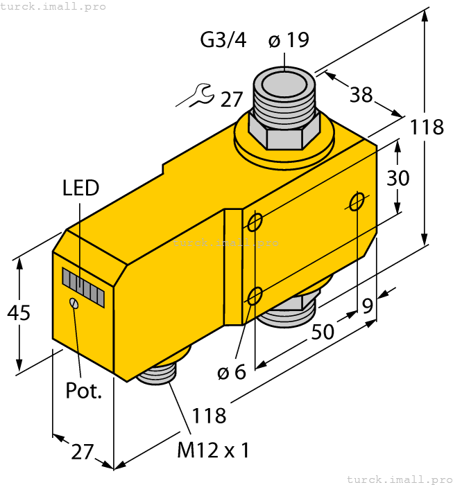 FCI-D20A4P-ARX-H1140 6870674 TURCK