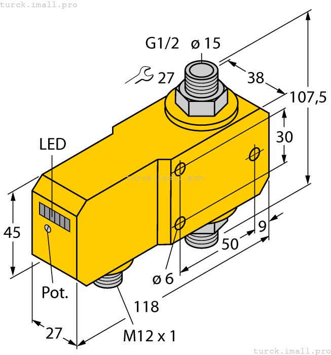 FCI-D15A4P-AP8X-H1141 6870669 TURCK