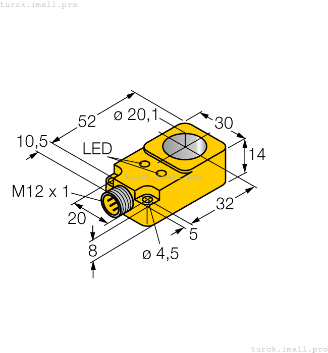 BI20R-Q14-AN6X2-H1141 1407320 TURCK