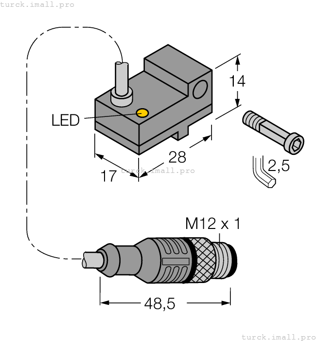 BIM-NST-AP6X-0.3XOR-RS4/S34 1644109 TURCK