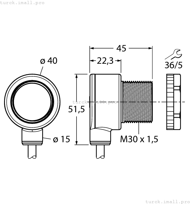 T30R-4545-KDQP 3808911 TURCK