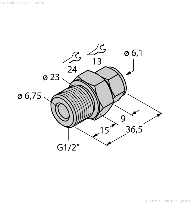 CF-M-6-G1/2-A4 9910530 TURCK