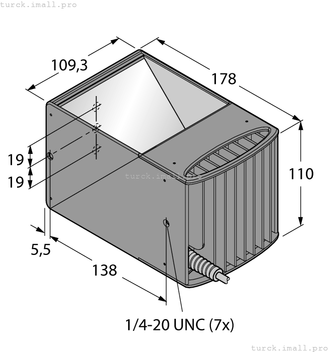 LEDRO100W-D 3075524 TURCK