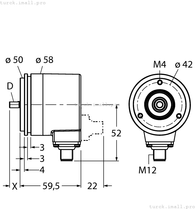 RM-28S6S-3C25B-H1181 1545240 TURCK