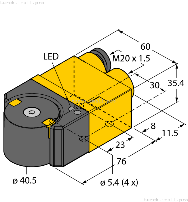 RI360P1-DSU35TC-ELI-EXI 1593015 TURCK