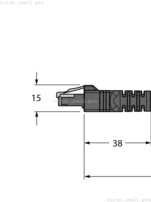 RJ45S FSSD 841-0.5M U8642-05 TURCK