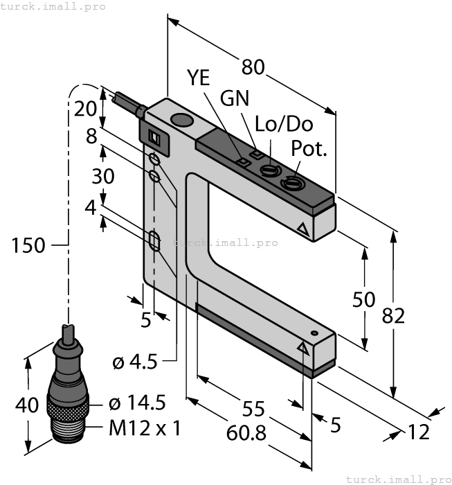 SLM50B6QPMA 3075030 TURCK