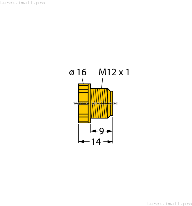 VS-M12-YE 6999003 TURCK