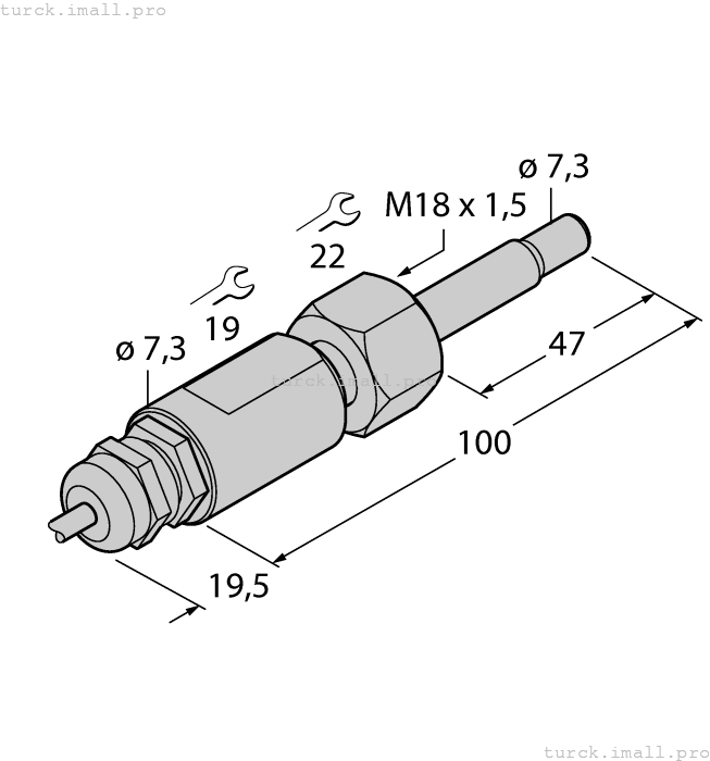 FCST-A4-NA/D100 10M 100002579 TURCK