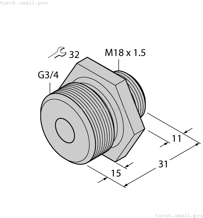 FCA-FCST-G3/4-A4 6870294 TURCK