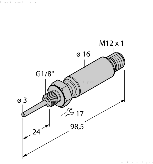 TTMS-103A-G1/8-LIUPN-H1140-L024 9910652 TURCK