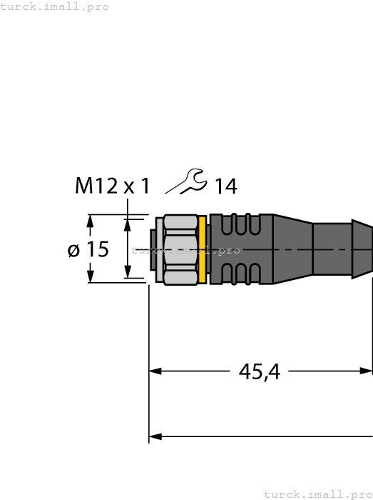 RKCV4.4T-P7X2-0.6-RSCV4.4T/TXL1001 6630619 TURCK