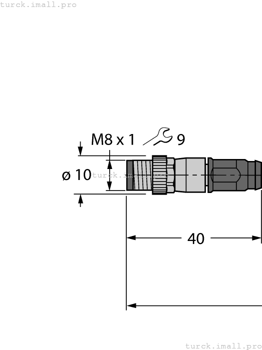 PSGS4M-PKGS4M-4414-1M 100036536 TURCK