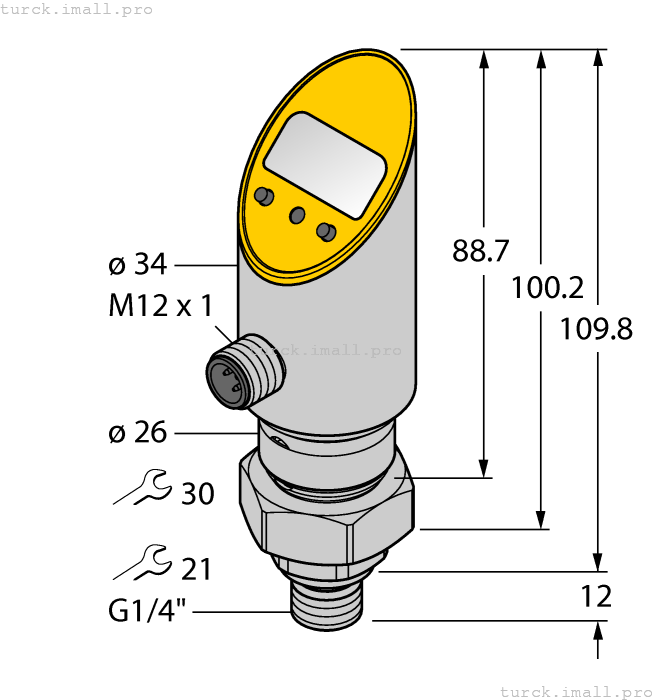 PS100R-504-LI2UPN8X-H1141/3GD 6834013 TURCK