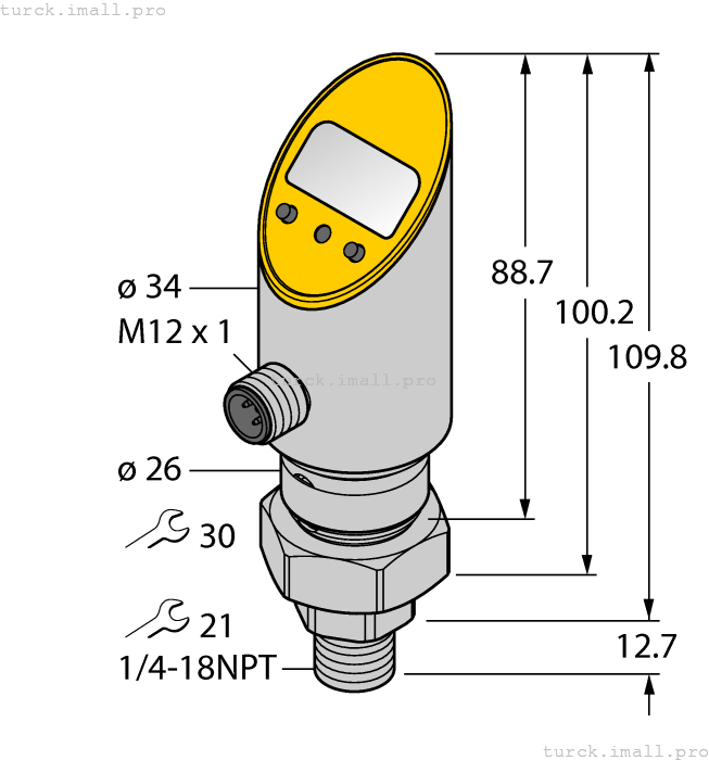 PS001V-503-LI2UPN8X-H1141 6832827 TURCK