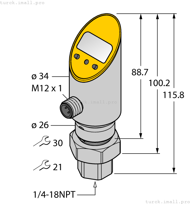 PS016V-502-2UPN8X-H1141 6832646 TURCK