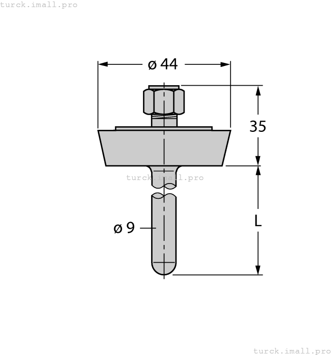THW-6-DN25K-A4-L050 9910471 TURCK