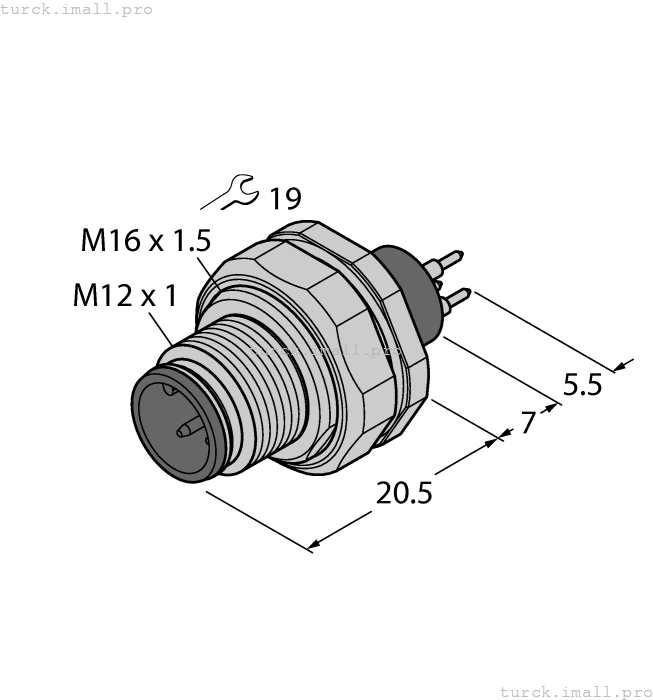 EC-FSFD3-P/16 6934582 TURCK