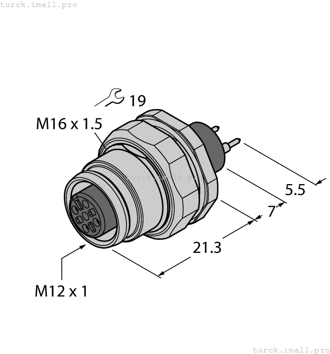 EC-FKFDE4-P/16 6934577 TURCK