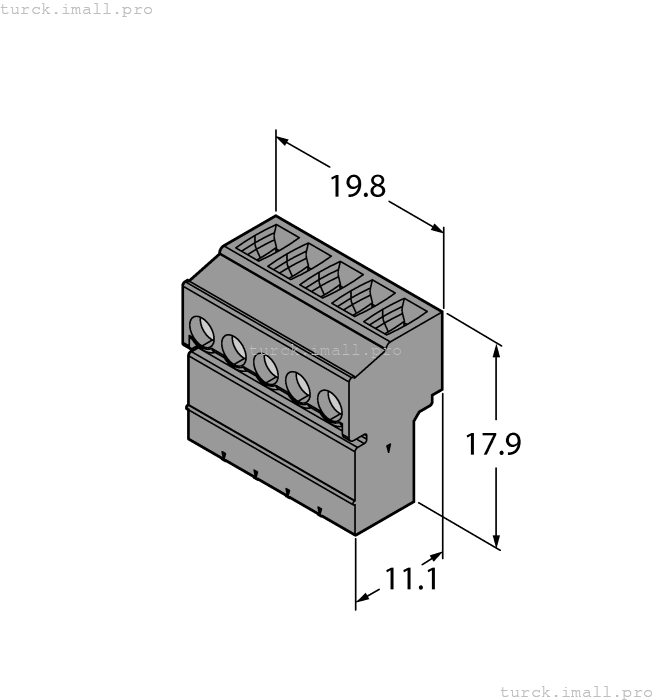 IMC 1.5/ 5-ST-3.81 BK 7580954 TURCK