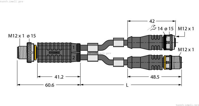 VB-IO-LINK-CLASS-A-POWER-0.3/0.3/TXL 6629515 TURCK