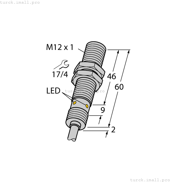 BI4U-EM12EWD-VP6X 12M 100000771 TURCK