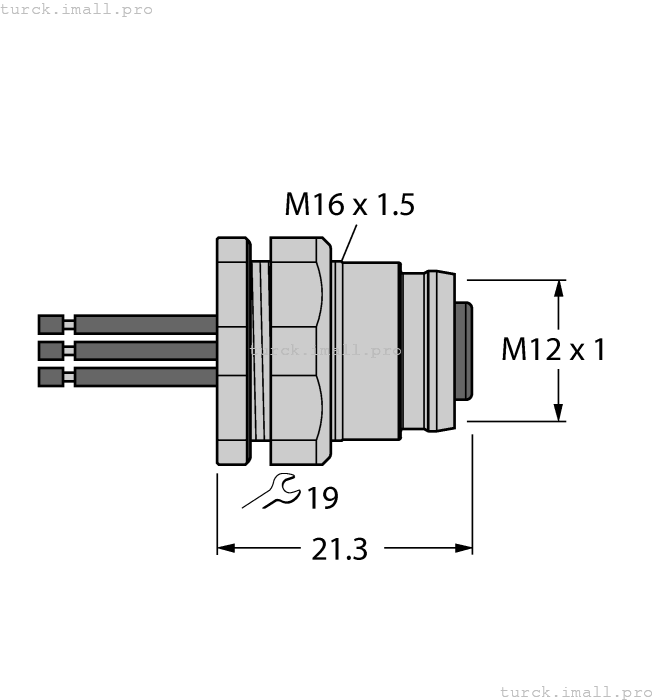EC-FKFDW4.54-0.5/16 6935754 TURCK