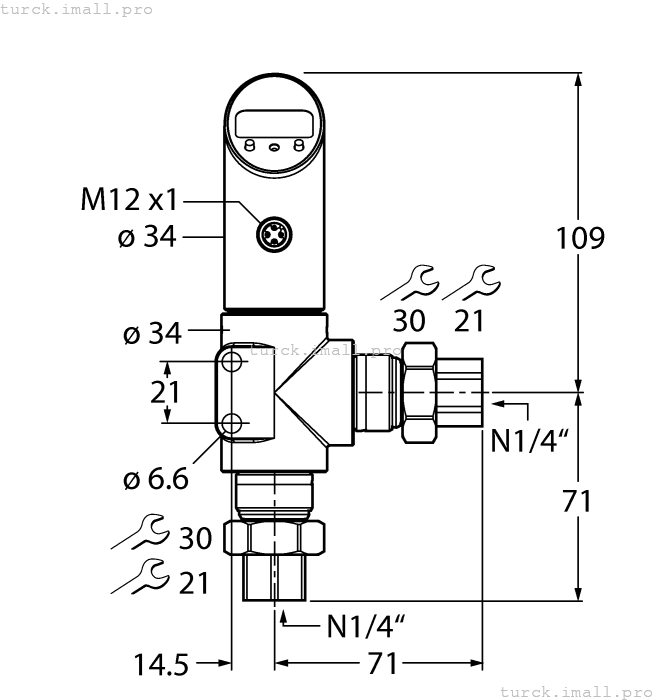 PS016D-502L-LI2UPN8X-H1141 6834130 TURCK