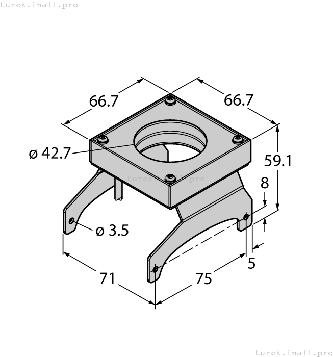 LEDBRV62X62M 3097381 TURCK