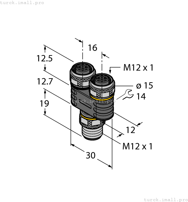 YB2-FSM5-2FKM5.4/S1063 6930551 TURCK