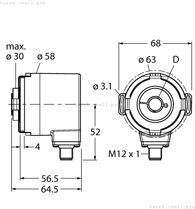 RM-35H12E-3C25B-H1181 1545242 TURCK