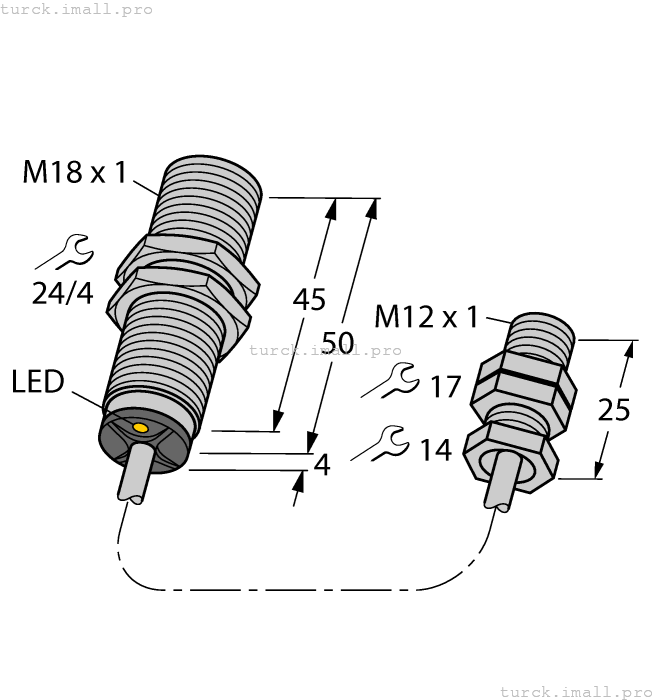 BI8-M18-AP6X-0.17-FSF4/S90 100001993 TURCK