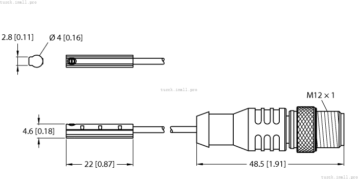 BIM-UNC-AN6X-0.3-RS4 100003140 TURCK